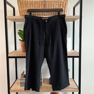 Columbia Silk Blend Mid-Rise Capri Pant w/Pockets, Small